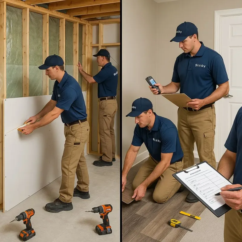 Repairs and Reconstruction process in Saline, MI